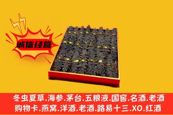 南宫市回收海参